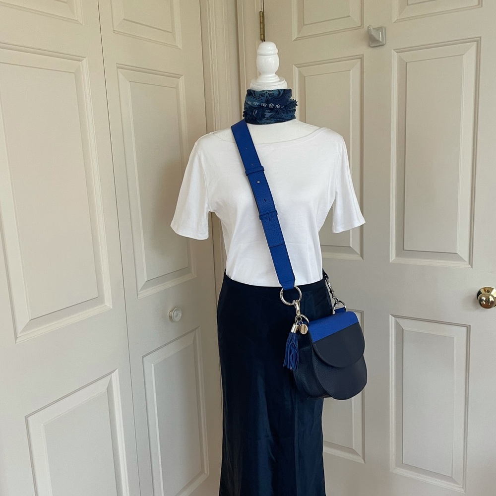 Vince navy slip skirt. M.